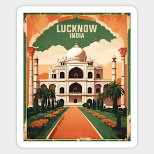 Lucknow India Vintage Tourism Travel Magnet